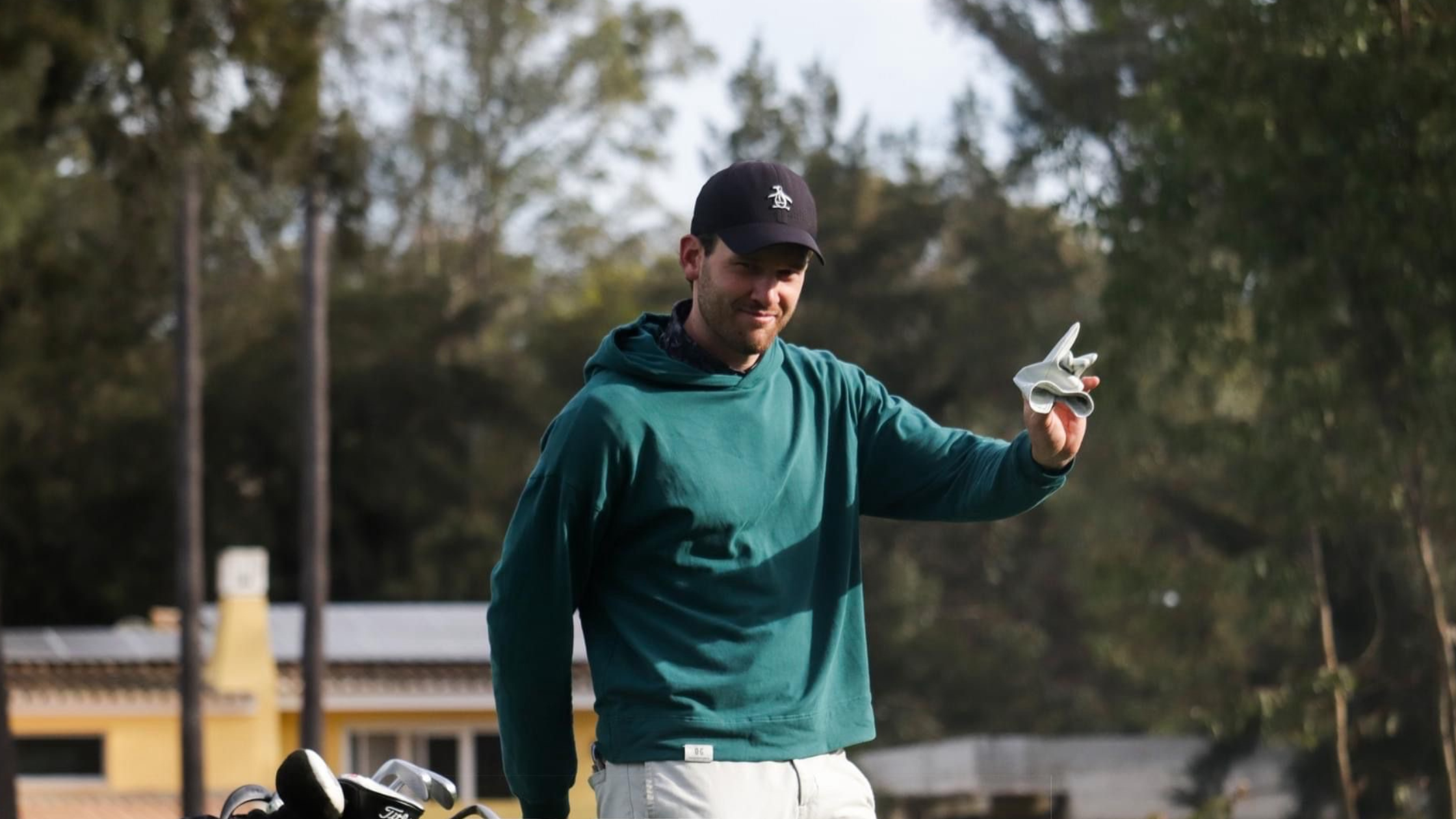 Golf green hoodie on sale