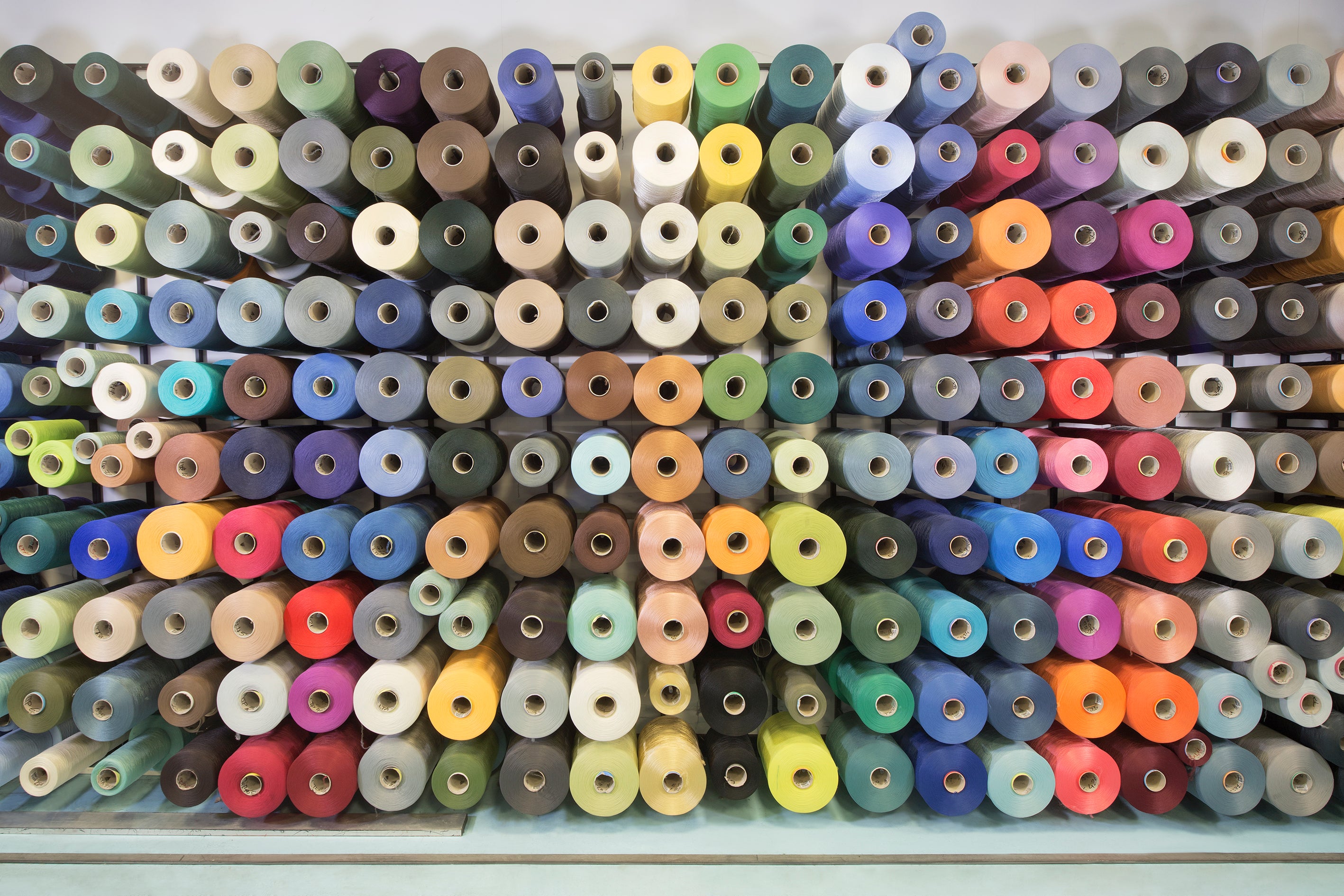 Image of ECONYL yarn in multiple colors