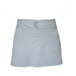 Hollowman image of Ocean Meets Green women's golf skirt Tide in grey, front view