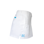 Hollowman image of Ocean Meets Green women's golf skirt Tide in white, side view